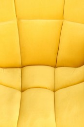 Designové polstrované křeslo BELTON žluté - DESIGNOVÝ NÁBYTEK - Křesla a taburety