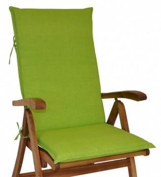 Polstr na ZAHRADNÍ křeslo UNI vysoké látka světle zelený melír - DOPLŇKY - Polstry a polštáře - Polstry na ZAHRADNÍ křesla
