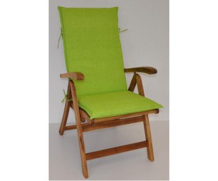 Polstr na ZAHRADNÍ křeslo UNI vysoké látka světle zelený melír - DOPLŇKY - Polstry a polštáře - Polstry na ZAHRADNÍ křesla