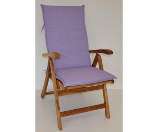 Polstr na ZAHRADNÍ křeslo UNI vysoké látka fialový melír - DOPLŇKY - Polstry a polštáře - Polstry na ZAHRADNÍ křesla