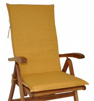 Polstr na ZAHRADNÍ křeslo UNI vysoké látka žlutý melír - DOPLŇKY - Polstry a polštáře - Polstry na ZAHRADNÍ křesla