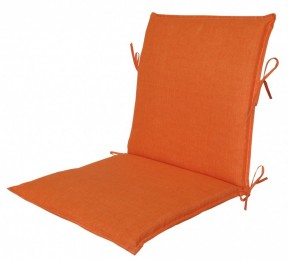 Polstr na zahradní křeslo UNI s nízkým opěradlem látka oranžový melír - POLSTRY A POLŠTÁŘE - Polstry na ZAHRADNÍ KŘESLA