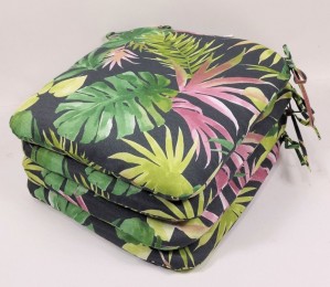 Sedák 40x40 cm látka MONSTERA set 4 kusy - DOPLŇKY - Polstry a polštáře - Polstry na židle