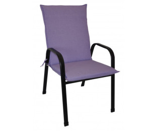 Polstr na křeslo z tahokovu UNI látka fialový melír - DOPLŇKY - Polstry a polštáře - Polstry na ZAHRADNÍ křesla