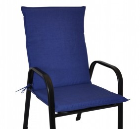 Polstr na křeslo z tahokovu UNI látka modrý melír - DOPLŇKY - Polstry a polštáře