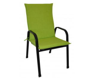 Polstr na křeslo z tahokovu UNI - látka světle zelený melír - DOPLŇKY - Polstry a polštáře - Polstry na ZAHRADNÍ křesla