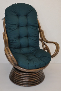 Polstr na křeslo SWIVEL zelený dralon - DOPLŇKY - Polstry a polštáře - Polstry na SWIVEL a houpací křesla