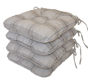 Sedák UNI látka Antik kostka set 4 kusy - DOPLŇKY - Polstry a polštáře