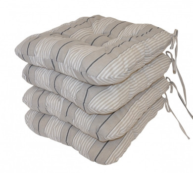 Sedák UNI látka Antik pruh set 4 kusy - DOPLŇKY - Polstry a polštáře - Polstry na ŽIDLE