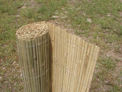 Bambusová ROHOŽ plotová štípaná výška 150 cm, délka 5 metrů - DOPLŇKY - Bambusové rohože a ploty