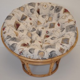 Ratanový PAPASAN 110 cm medový LOVE - RATANOVÝ NÁBYTEK - Křesla