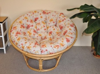 Ratanový PAPASAN 110 cm medový LOVE - RATANOVÝ NÁBYTEK - Křesla - Papasany