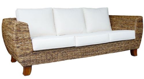 Ratanová pohovka TONDANO SOFA BARU banán - RATANOVÝ NÁBYTEK - Sedací soupravy - Pohovky a sofa