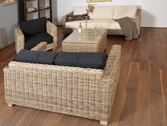 Ratanová pohovka CASTILLA kubu grey - RATANOVÝ NÁBYTEK - Sedací soupravy - Pohovky a sofa
