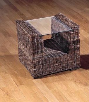 Ratanový stolek TONDANO 70x70cm sarang - RATANOVÝ NÁBYTEK - Stoly - Velké konferenční stolky