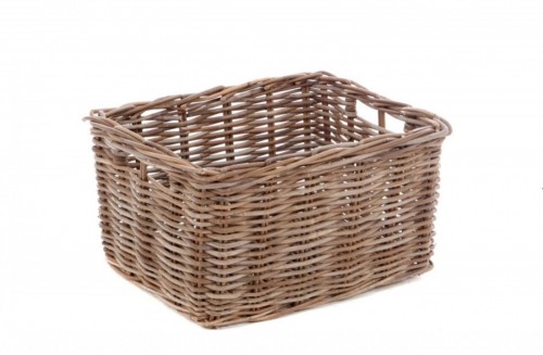Ratanový koš/zásuvka KUBU GREY velký - DOPLŇKY - Truhly a koše - Zásuvky a misky