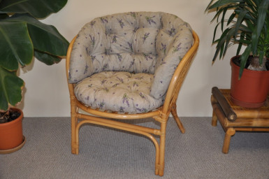 Polstr na křeslo BAHAMA levandule MAXI - DOPLŇKY - Polstry a polštáře