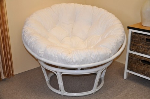 Polstr na křeslo PAPASAN 110 cm bílý - DOPLŇKY - Polstry a polštáře - Polstry na křeslo PAPASAN