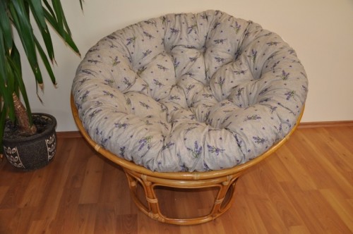 Polstr na křeslo PAPASAN 110 cm levandule - DOPLŇKY - Polstry a polštáře - Polstry na křeslo PAPASAN