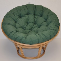 Ratanový PAPASAN 110 cm medový zelený tmavý melír - RATANOVÝ NÁBYTEK - Křesla