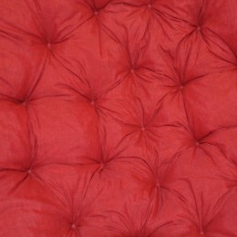 Ratanový PAPASAN 110 cm medový polstr vínový melír - RATANOVÝ NÁBYTEK - Křesla - Papasany