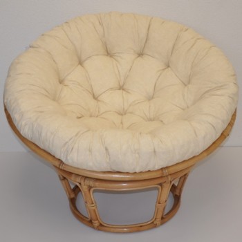 Polstr na křeslo PAPASAN 115 cm světle béžový melír - DOPLŇKY - Polstry a polštáře - Polstry na křeslo PAPASAN