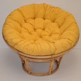 Ratanový PAPASAN 110 cm medový žlutý melír - RATANOVÝ NÁBYTEK - Křesla
