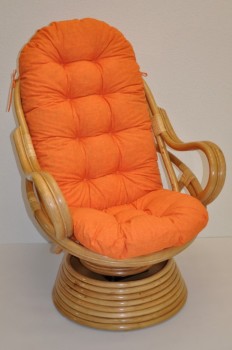 Polstr na křeslo SWIVEL oranžový melír - DOPLŇKY - Polstry a polštáře - Polstry na houpací křeslo a SWIVEL