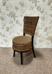 Ratanová židle DRUM sarang s polstrem - VÝPRODEJ - Výprodej - ratanový nábytek