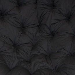 Ratanový PAPASAN 110 cm medový polstr černý kepr - RATANOVÝ NÁBYTEK - Křesla - Papasany