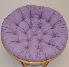 Polstr deluxe na PAPASAN 100 cm  fialový melír - DOPLŇKY - Polstry a polštáře - Polstry na křeslo PAPASAN