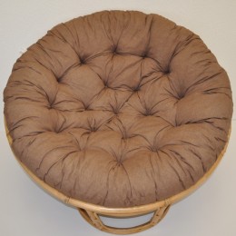 Polstr deluxe na PAPASAN 100 cm hnědý melír - DOPLŇKY - Polstry a polštáře - Polstry na křeslo PAPASAN