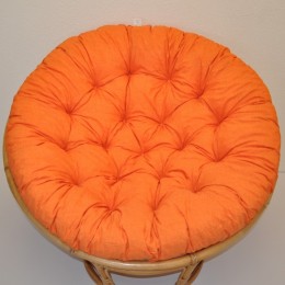 Polstr deluxe na PAPASAN 100 cm oranžový melír - DOPLŇKY - Polstry a polštáře - Polstry na křeslo PAPASAN