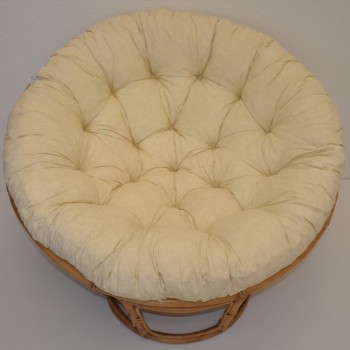 Polstr deluxe na PAPASAN 100 cm světle béžový melír - DOPLŇKY - Polstry a polštáře - Polstry na křeslo PAPASAN