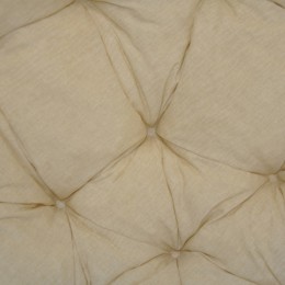 Polstr deluxe na PAPASAN 100 cm světle béžový melír - DOPLŇKY - Polstry a polštáře - Polstry na křeslo PAPASAN