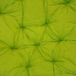 Polstr deluxe na PAPASAN 100 cm  světle zelený melír - DOPLŇKY - Polstry a polštáře - Polstry na křeslo PAPASAN