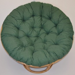 Polstr deluxe na PAPASAN 100 cm tmavě zelený melír - DOPLŇKY - Polstry a polštáře - Polstry na křeslo PAPASAN