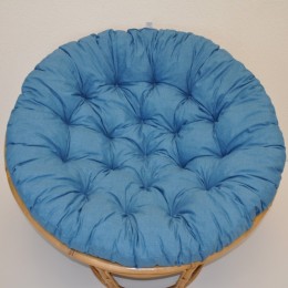 Polstr deluxe na PAPASAN 100 cm tyrkysový melír - DOPLŇKY - Polstry a polštáře - Polstry na křeslo PAPASAN