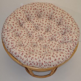 Polstr na křeslo PAPASAN 110 cm motiv růže - DOPLŇKY - Polstry a polštáře - Polstry na křeslo PAPASAN